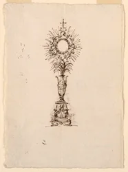 Entwurf für eine Monstranz, 1815–1830